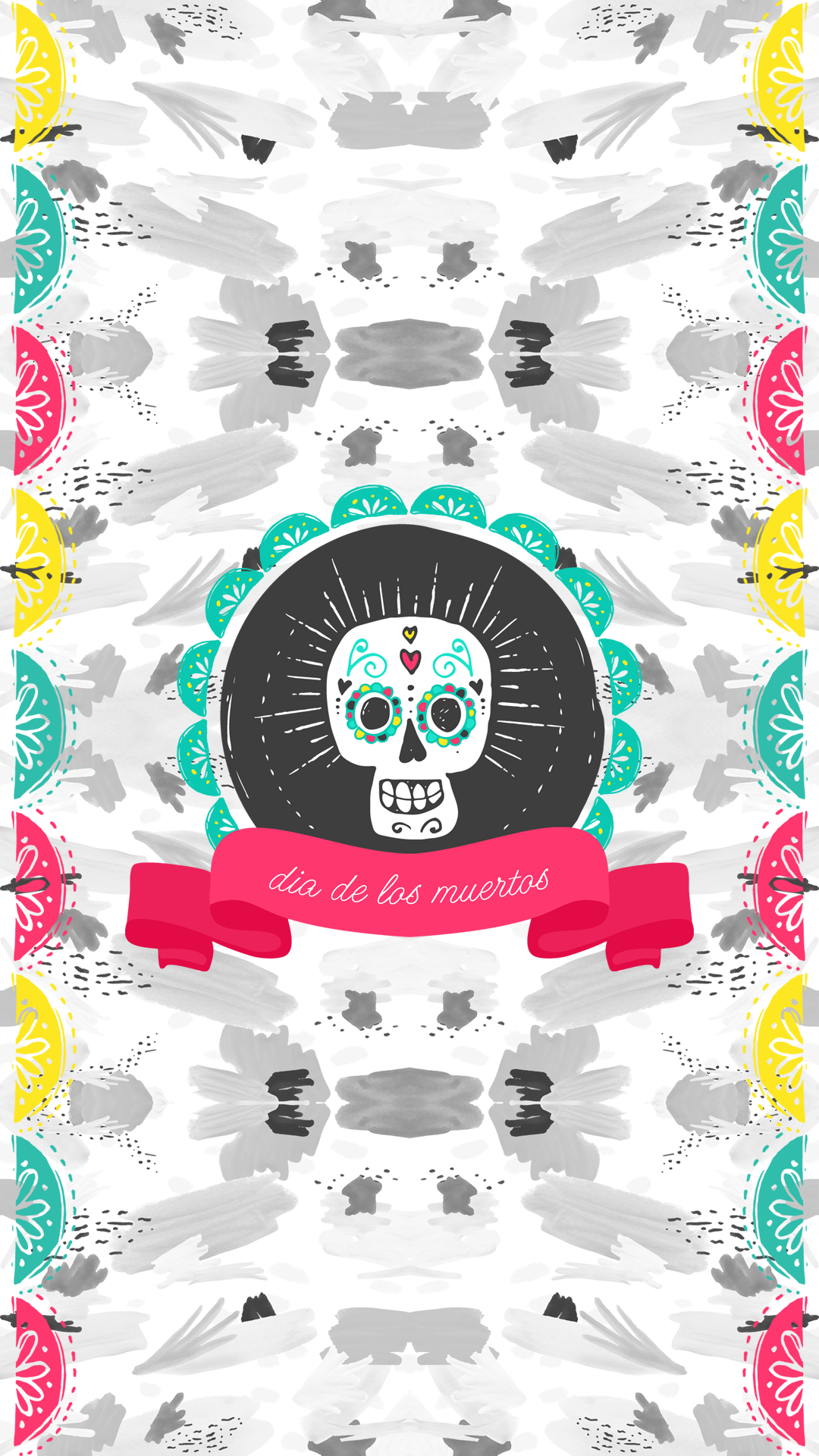 Free Vector  Flat design día de muertos pattern  Collage drawing Mexican  art Mexican paintings